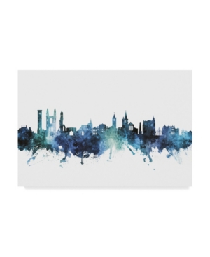 Michael Tompsett St Andrews Scotland Skyline Blue Canvas Art - 20