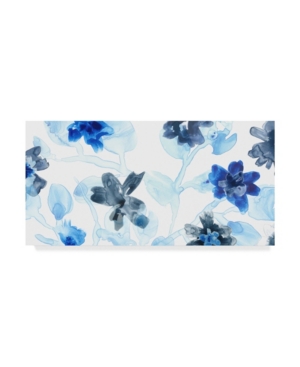 June Erica Vess Blue Gossamer Garden V Canvas Art - 20