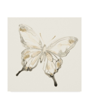 Trademark Global June Erica Vess Sepia Butterfly Impressions Iv Canvas Art In Multi