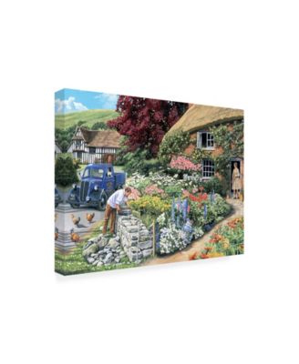 Trademark Global Trevor Mitchell Drystone Walling Canvas Art - 27" x 33.5"