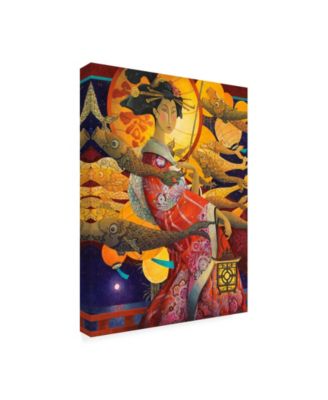 David Galchutt The Evening Stroll Canvas Art - 15.5" x 21"