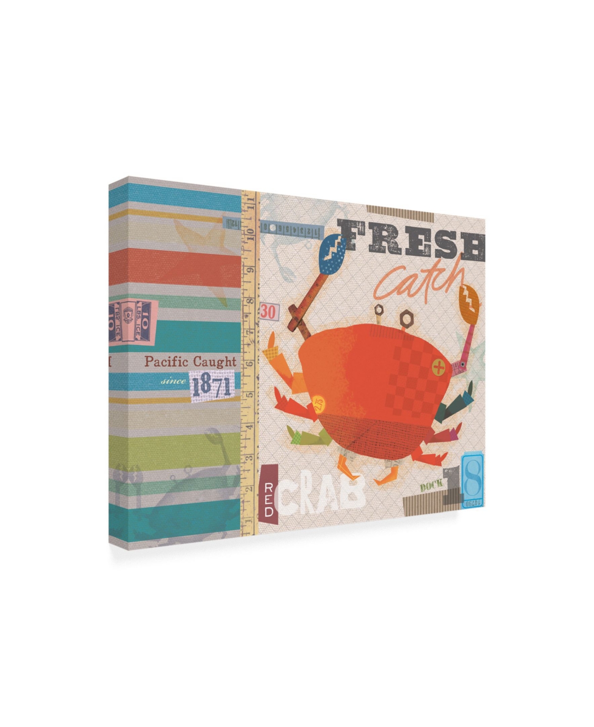Holli Conger Coastal Collage 1 Canvas Art -