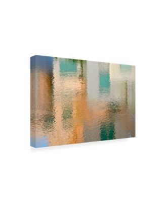 Trademark Global Ulpi Gonzale Reflection on the Iowa River No. 2 Canvas Art - 27" x 33.5"