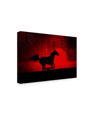 Trademark Global Monte Nagler Red Runner Canvas Art - 20" x 25"