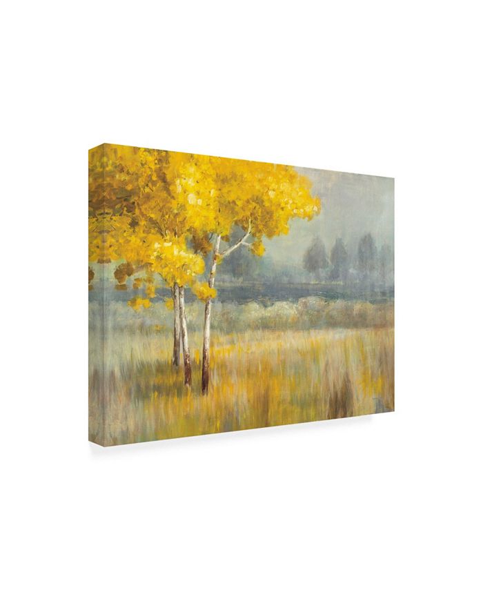Trademark Global Danhui Nai Yellow Landscape Canvas Art - 19.5
