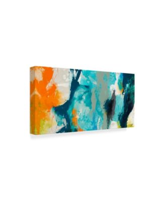 Sisa Jasper Tidal Abstract II Canvas Art - 37" x 49"
