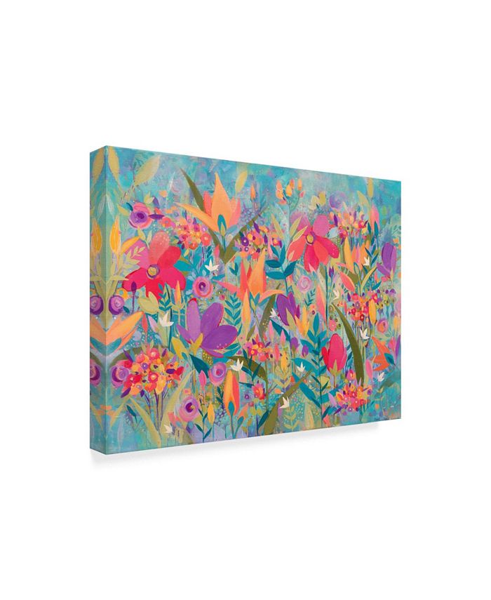 Trademark Global Sue Davis Wild Flowers Abstract Modern Canvas Art - 20 ...