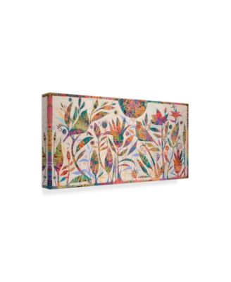 Sue Davis Summer Magic Abstract Modern Canvas Art - 15" x 20"