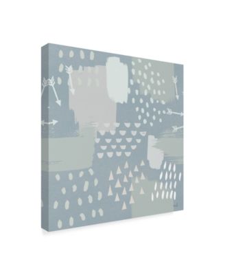 Trademark Global Moira Hershey Calm World Map Pattern XI Canvas Art - 20" x 25"