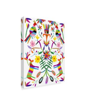 Melissa Wang Modern Otomi I Canvas Art - 15" x 20"