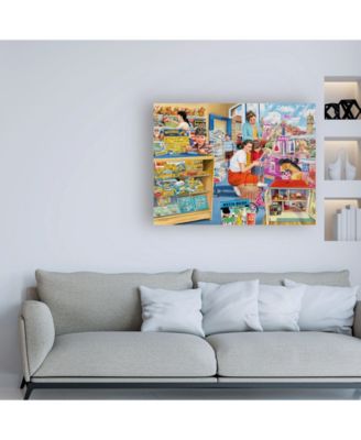 Trademark Global Trevor Mitchell In the Toy Shop Canvas Art - 19.5" x 26"