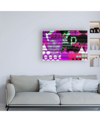 Trademark Global Philippe Hugonnard Made in Spain Colorful Curtain Art III Canvas Art - 36.5" x 48"