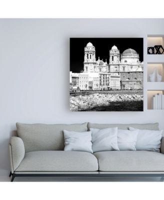 Trademark Global Philippe Hugonnard Made in Spain 3 City of Cadiz B&W II Canvas Art - 19.5" x 26"