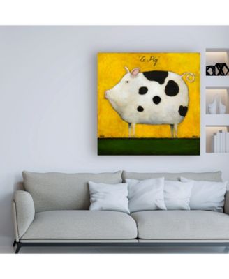 Daniel Patrick Kessler Le Pig 1 Canvas Art - 19.5" x 26"