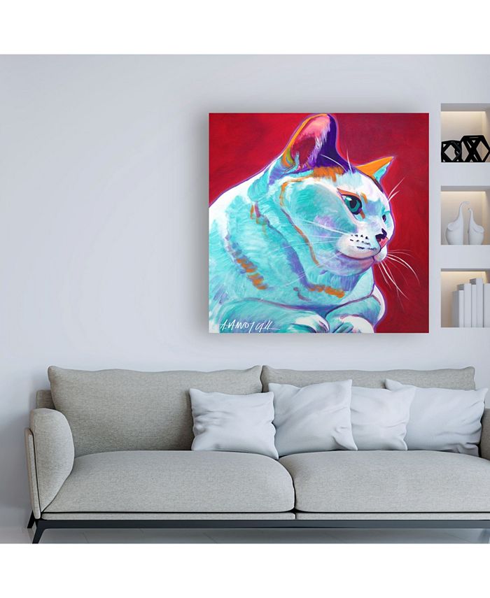Trademark Global DawgArt Cat Pixie Girl Canvas Art - 36.5