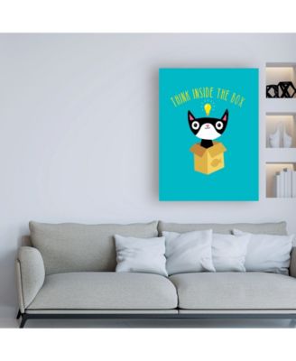 Trademark Global Michael Buxto Think Outside the Box Canvas Art - 27" x 33.5"