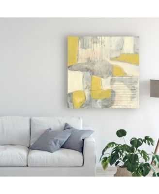 Trademark Global Jennifer Goldberger Thin Grey Lines I Canvas Art - 20" x 25"