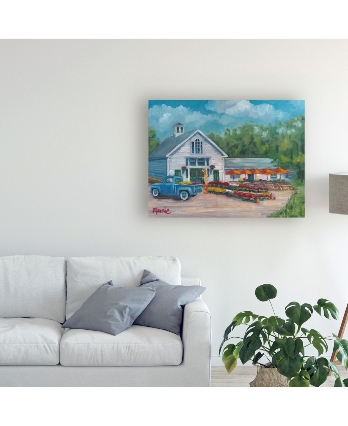 Marnie Bourque Harvest at the Farm Canvas Art -