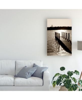 Trademark Global Monte Nagler Ludington Lighthouse Ir Vertical Canvas Art - 37" x 49"