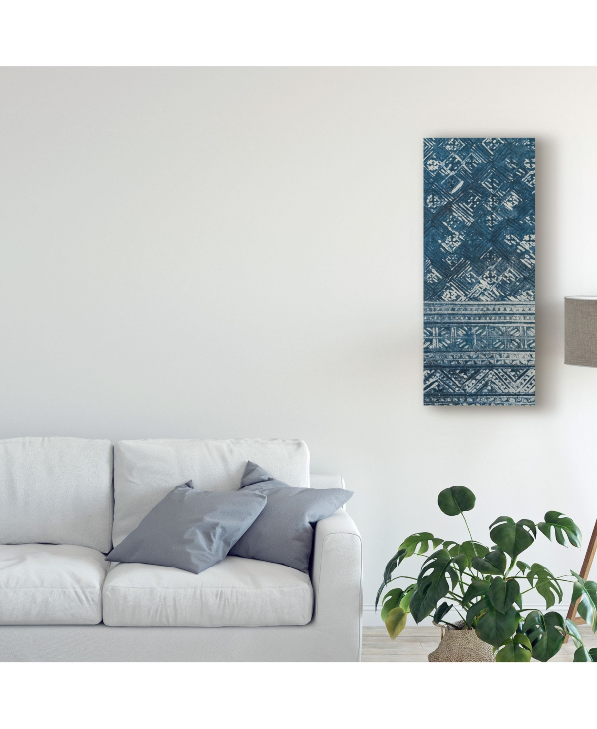 Wild Apple Portfolio Indochina Batik I Crop Canvas Art -