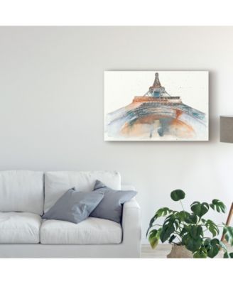 Trademark Global Melissa Wang View of Eiffel I Canvas Art - 15" x 20"