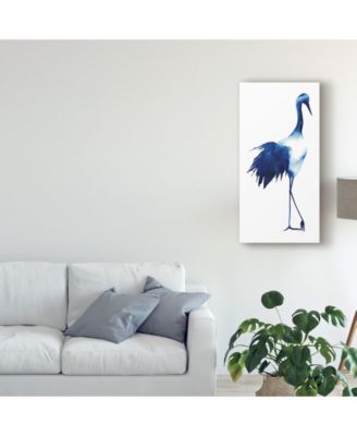 Trademark Global Grace Popp Ink Drop Crane I Canvas Art - 15" x 20"