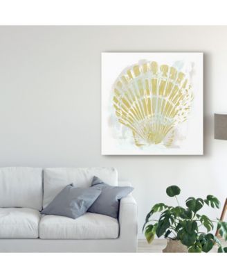 Trademark Global June Erica Vess Seaside Block Prints I Canvas Art - 27" x 33"