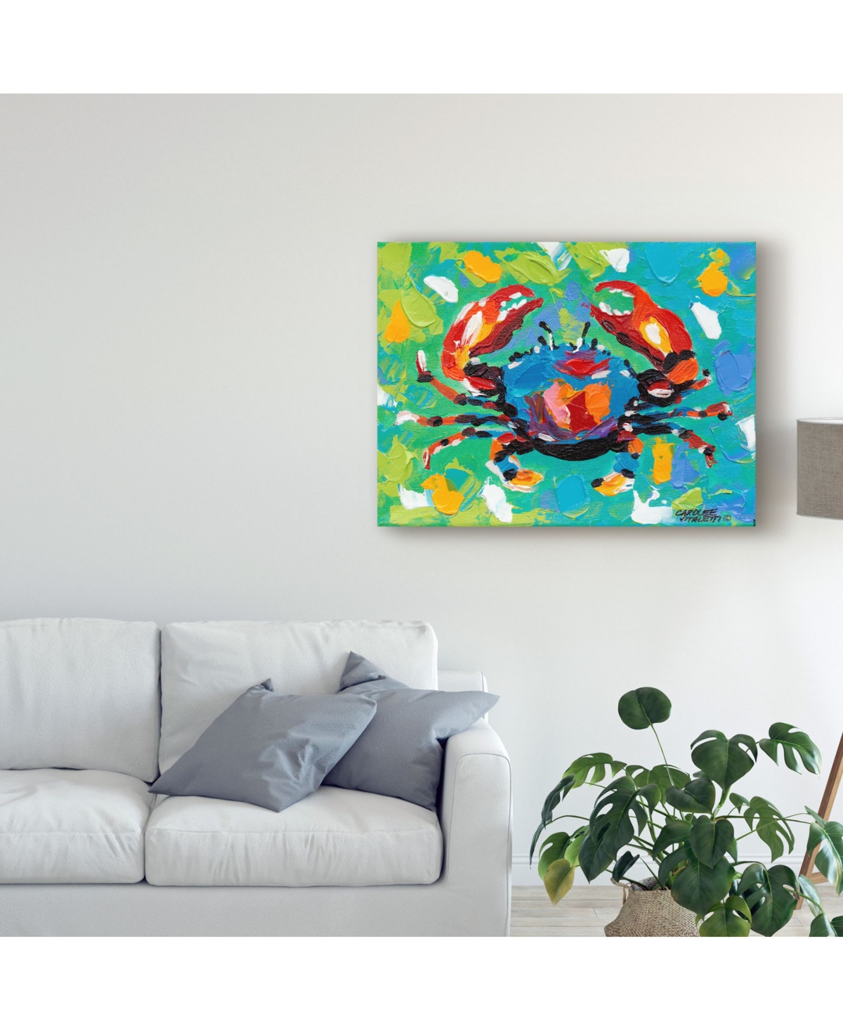 Carolee Vitaletti Seaside Crab I Canvas Art -