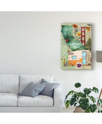 Trademark Global Sandy Lloyd Ca Girl Canvas Art - 37" x 49"