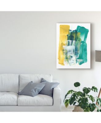 June Erica Vess Metro Gesture II Canvas Art - 37" x 49"