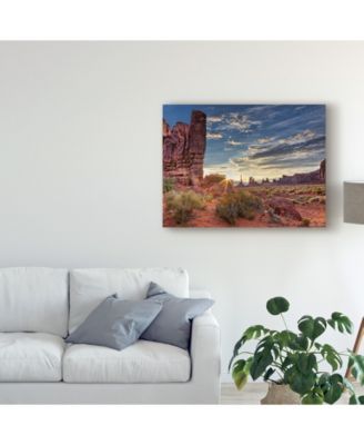 Trademark Global David Drost Valley Beauty IV Canvas Art - 37" x 49"