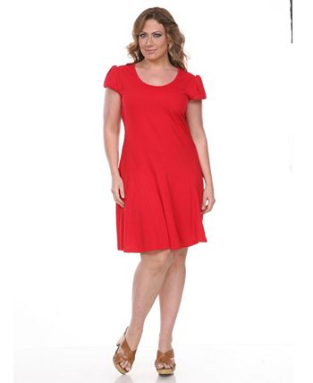 White Mark Women S Plus Size Cara Dress Reviews Dresses Women Macy S