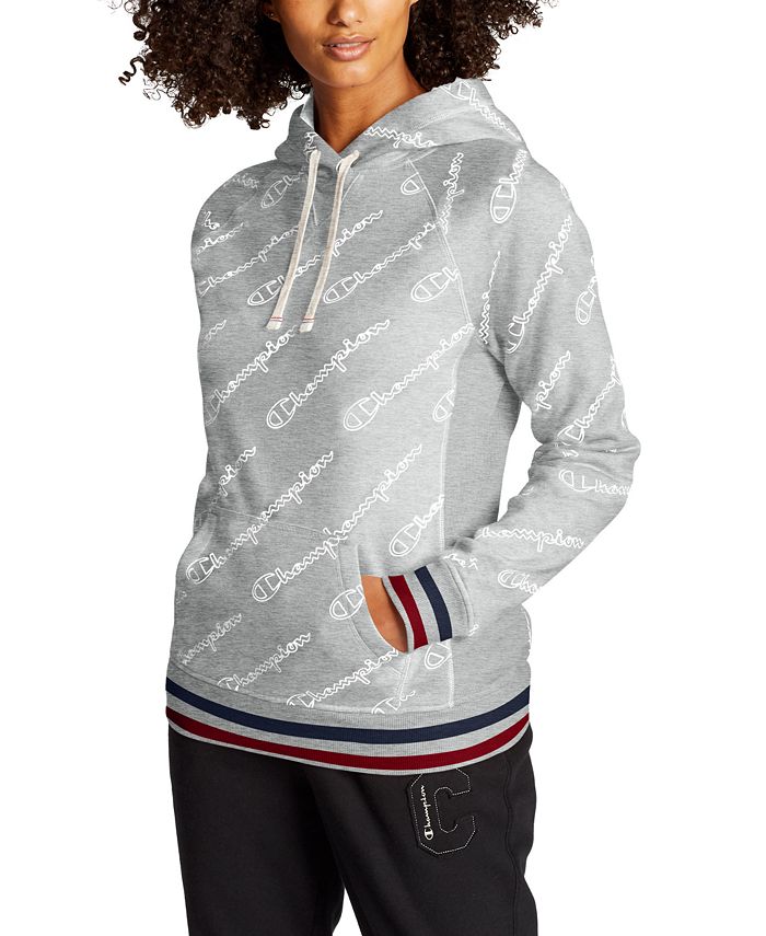 Champion Women's Logo-Print Heritage Hoodie - Macy's