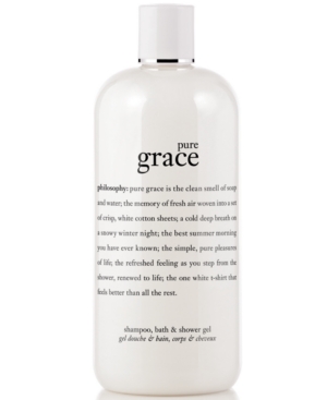 philosophy pure grace 3-in-1 shampoo shower gel and bubble bath 16 oz
