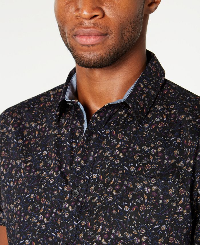 American Rag Men's Floral Paisley Shirt, Created for Macy's & Reviews ...