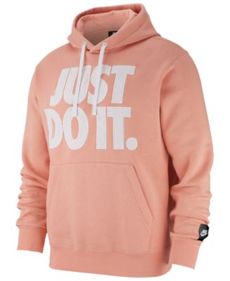 pink nike just do it hoodie 