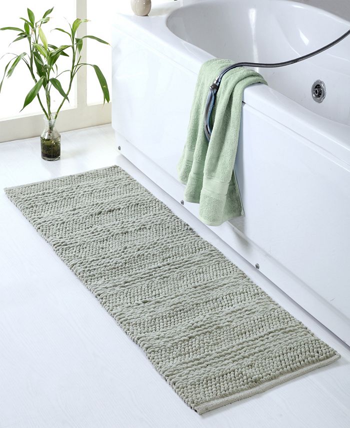 Affinity Linens Braided and Loop Chenille Oversized 22" x 60" Bath Rugs