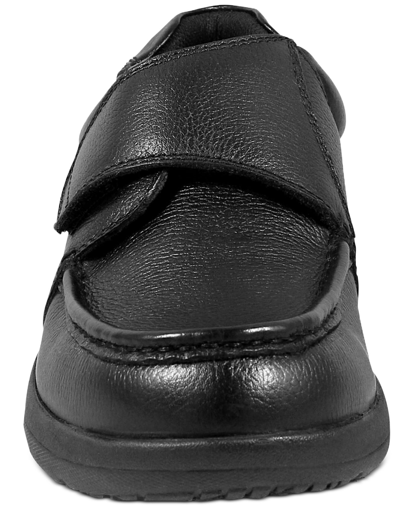 Мужские туфли Nunn Bush Cam-Strap Moc-Toe Lightweight, цвет: Чёрный — фото 6