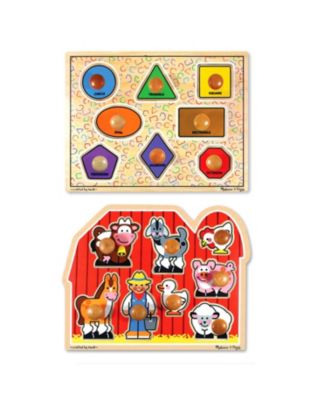 Melissa and Doug - Large Jumbo Knob Bundle