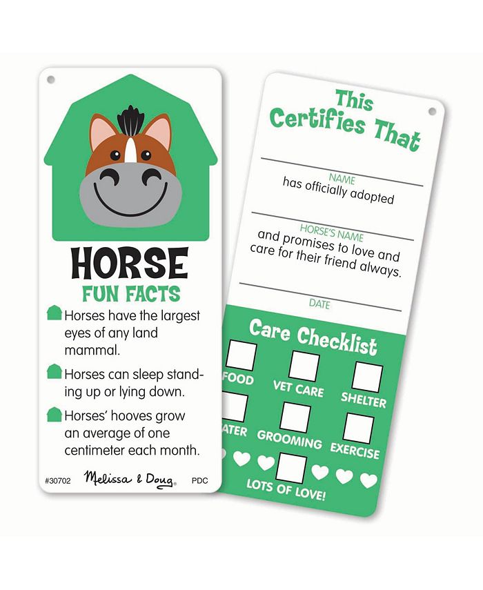 melissa and doug cuddle horse