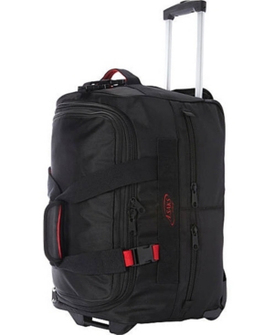 A. Saks 20" Wheeled Expandable Duffel In Black