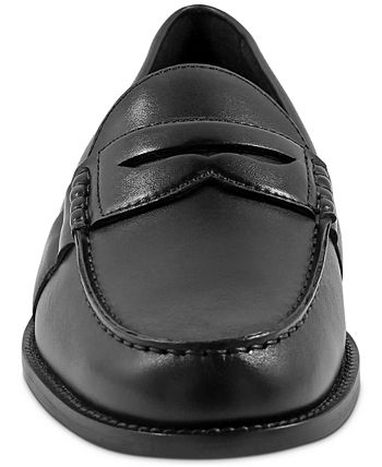 Nunn Bush 84691 001 Noah Black Leather Men's Slip-On Penny Loafer Shoes 