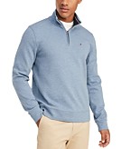 NWT Tommy Hilfiger Men's 1/4 Zip Pullover Sweater Navy
