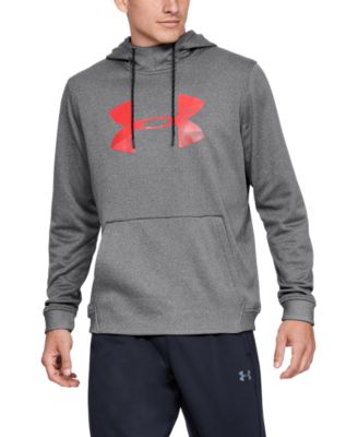 mens gray under armour hoodie