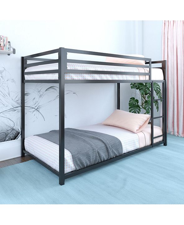 EveryRoom Mason Metal Twin Bunk Bed & Reviews - Furniture - Macy's