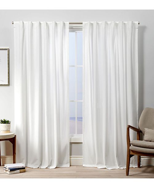 Exclusive Home Velvet Heavyweight Hidden Tab Top Curtain Panel