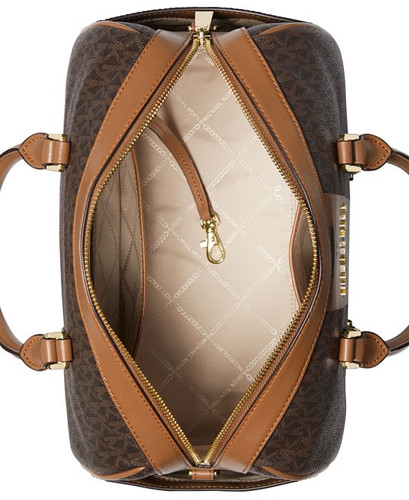 Michael Kors Bedford Travel Leather Duffle Satchel & Reviews Handbags