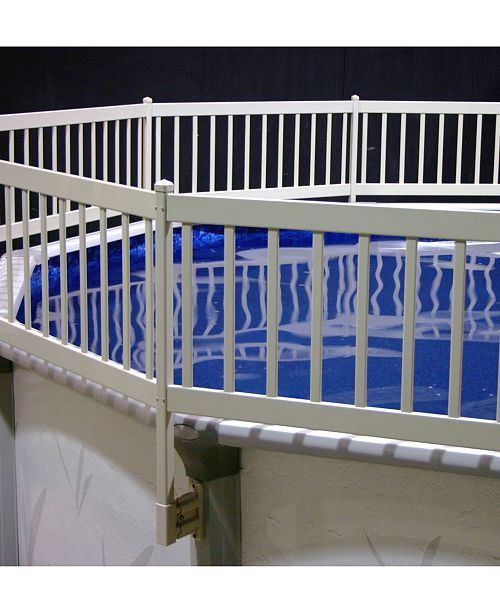 Vinyl Works Above Ground Pool 8 Section Fence Kit ...