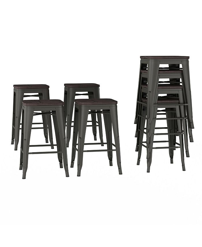 Trademark Global Lavish Home Bar Stools, Set of 4 Macy's