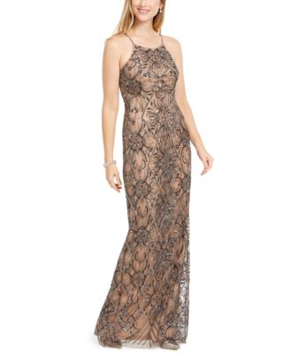 adrianna papell beaded gown macys